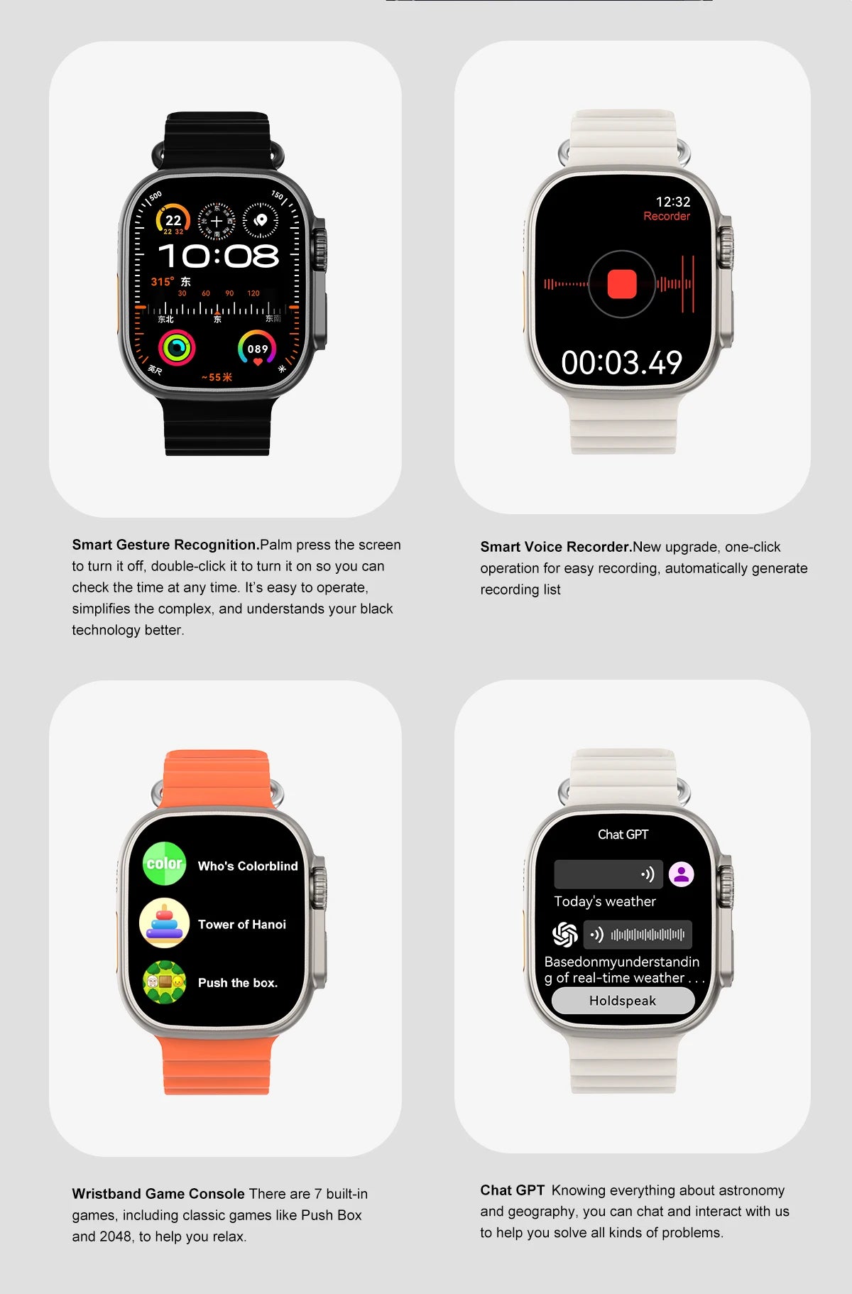 2025 New IOS DT Ultra 3 High-End Business Watch 32G Large Memory Album Smartwatch Men Sports Fitness Waterproof Watch Sportwatch