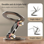 Double Magnetic Cell Phone Ring Holder Compatible with iPhone 16 12 13 12 eries MagSafe Removable Cell Phone Grip tablet ipad