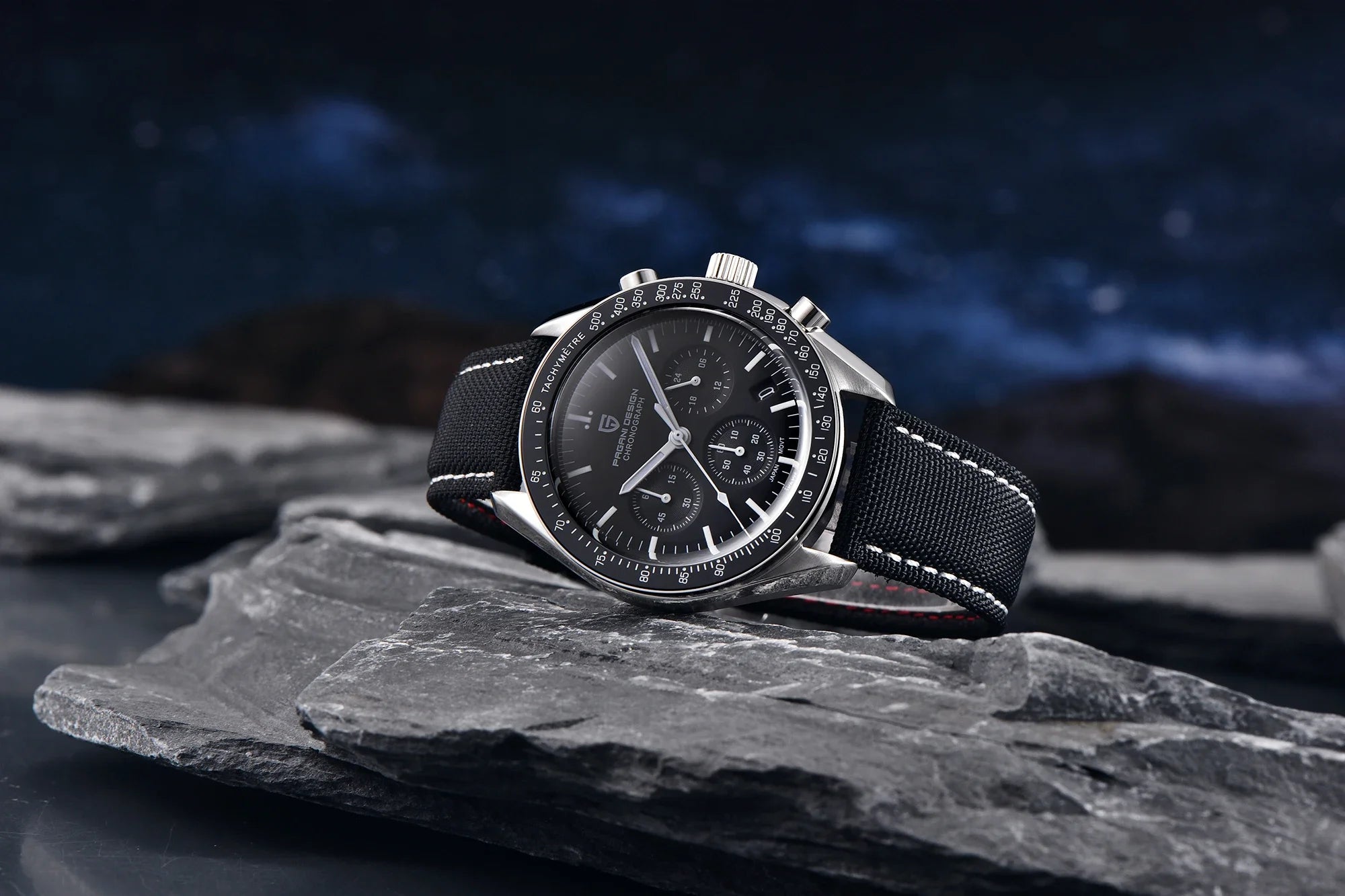 2025 New PAGANI DESIGN Moon V6 Men's Watches Luxury Quartz Watch For Man Chronograph VK63 Men Gift AR Sapphire Mirror Luminous