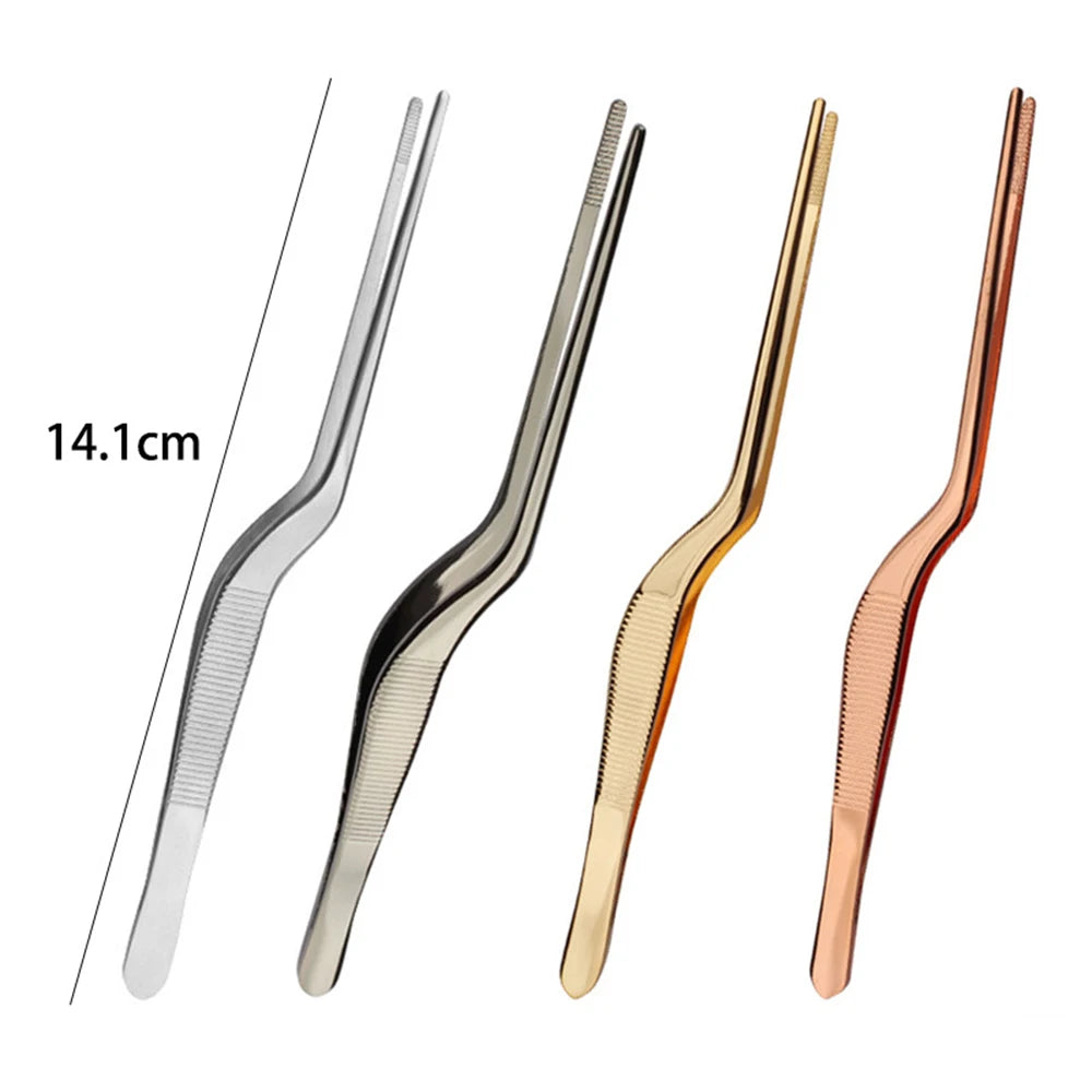 1Pcs Stainless Steel Medical Tweezers Professional Ear Cleaner Care Ear-Pick Tool Top Quality Bending Tools Cleaning Earwax Pick