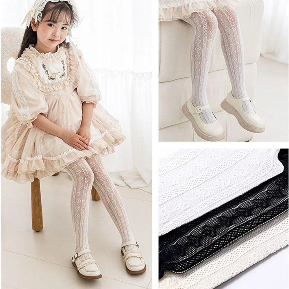 Girl Mesh Pantyhose, Fashion Nylon Girls Stocking,  Elasticity Girl Gift Children's Tights Children