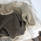 Children's Sweatshirt For Boys Girls Top Clothes Spring Autumn Cotton Long Sleeve T-Shirt Kids Casual Striped Tops Clothes1-8T
