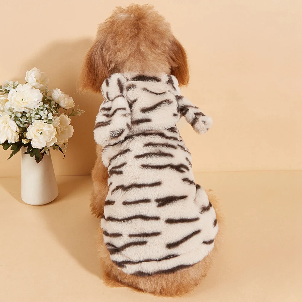 Cute Dog Hoodies Sweaters Soft Warm Fleece Puppy Sweatshirt Coat for Small Medium Dogs Chihuahua Yorkie Poodle Winter Pajamas