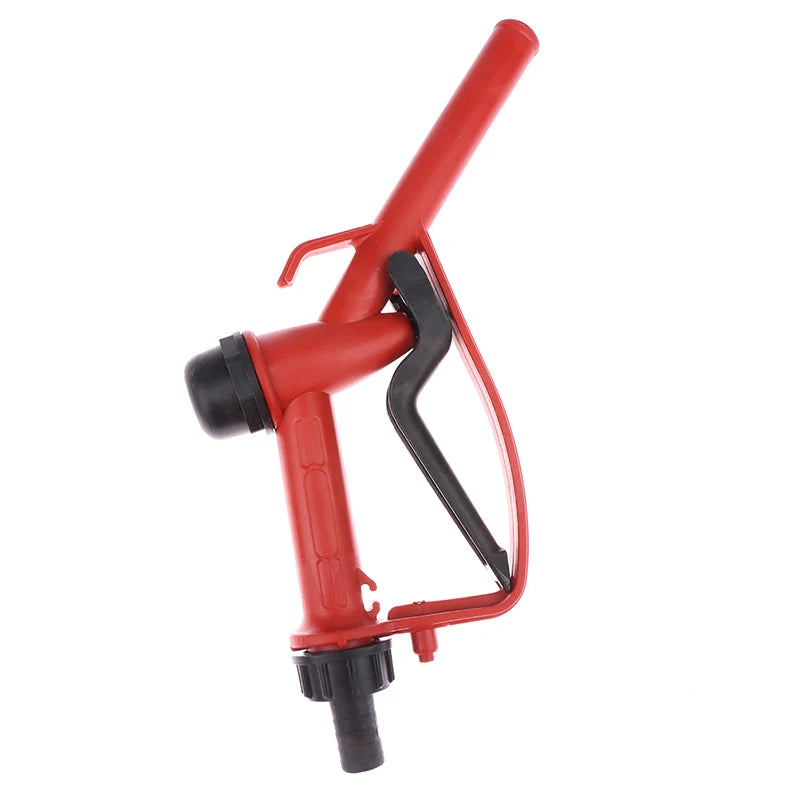 1pc Plastic Manual Heavy Duty Fuel Nozzle Gun With Hook Straight Nozzle - Diesel And Petrol Nozzle Max Flow 45L/M