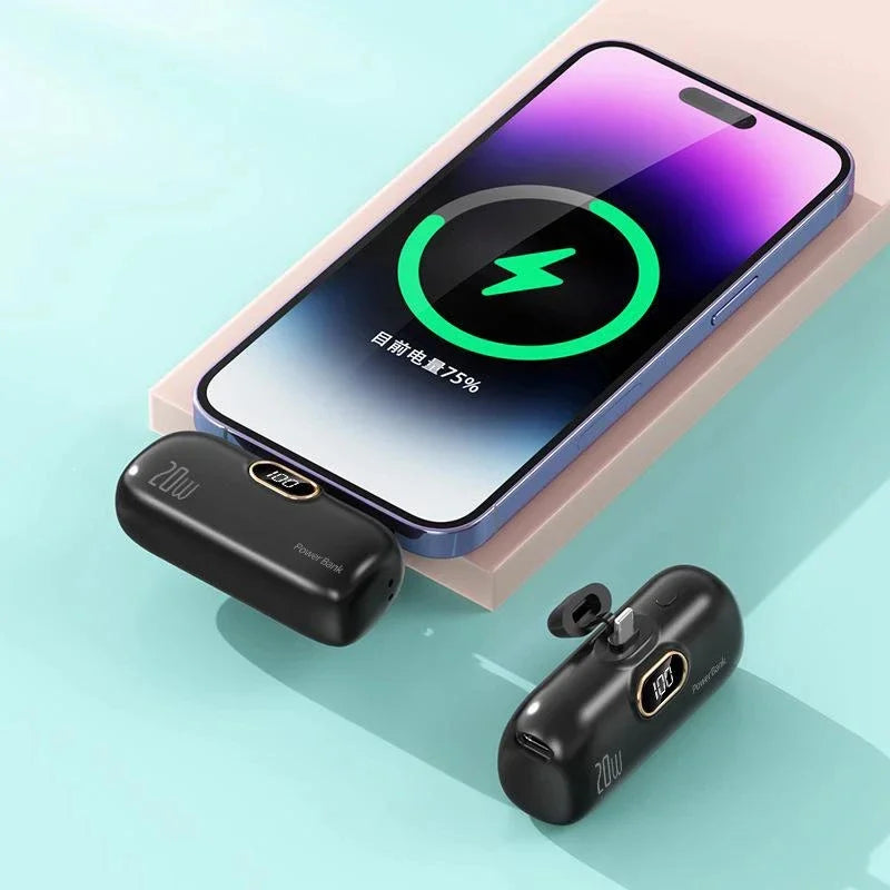 Oneplus  Mini Capsule 30000mAh Power Bank Portable Mobile Power Supply Emergency External Battery Fast Charger For iPhone Xiaomi
