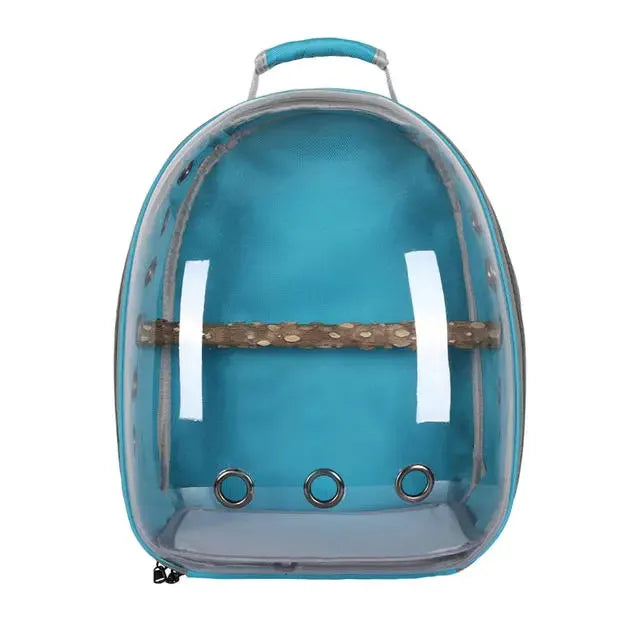 New Bird Carrier Small Pet Travel Bag for Small Parrot Lightweight Portable Backpack Transparent Pet Bird Cage