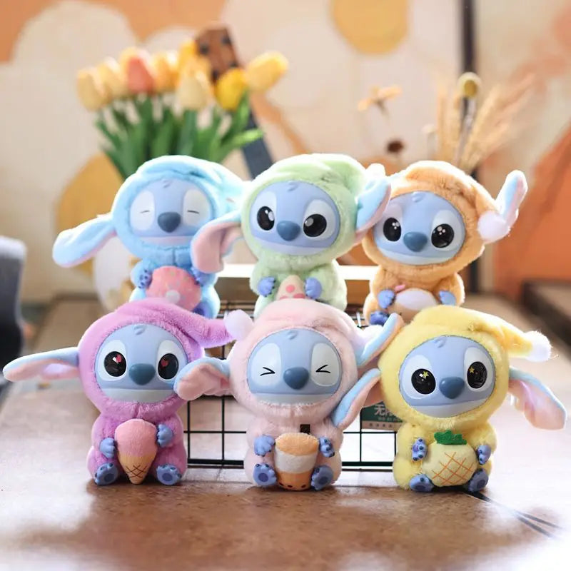 Stitch Eat Something Plush toy figurine Stitch cute and cute vinyl Stitch pendant Mysterious Box Surprise Gift