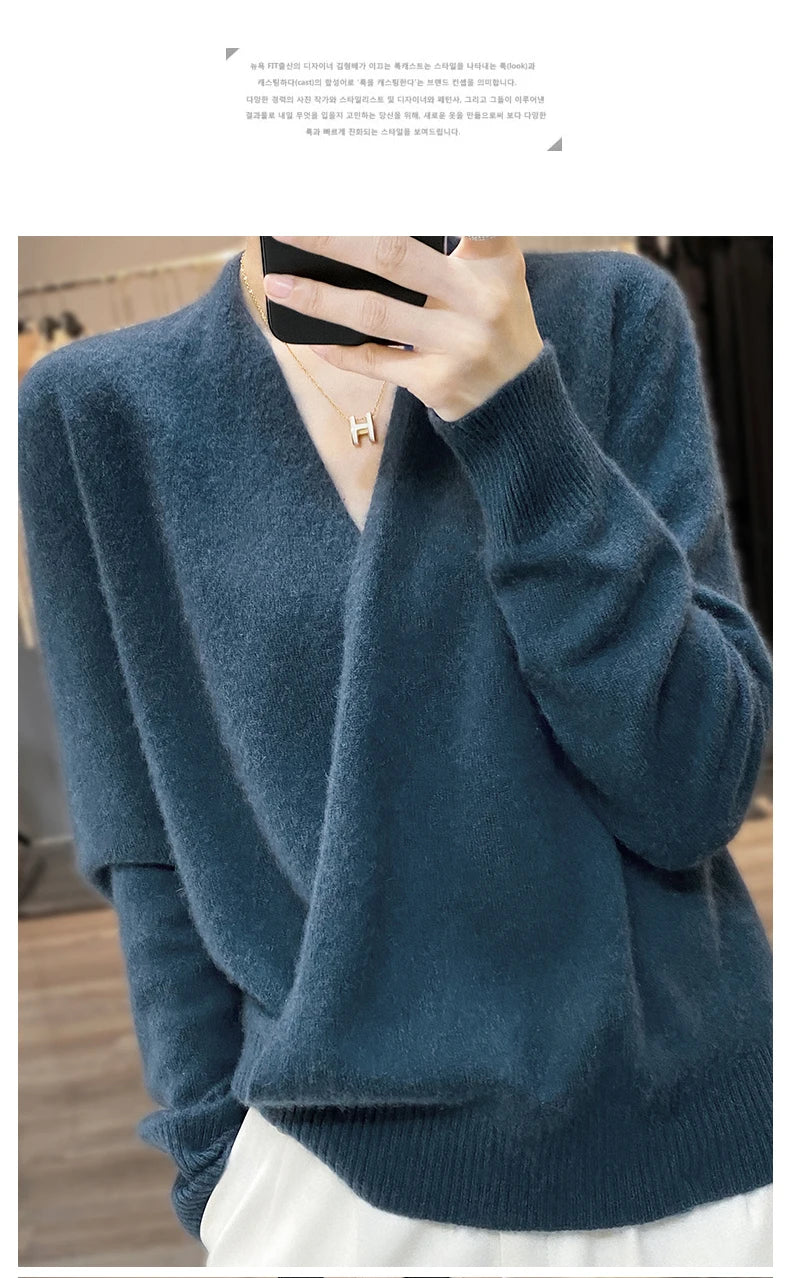 Japanese Kimono Cardigan Pure Wool Sweater Female Cross V-Neck Knitted Cardigan 2023 Spring and Autumn Loose Leggings Retro Top