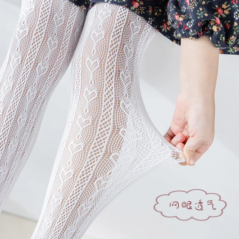 Girl Mesh Pantyhose, Fashion Nylon Girls Stocking,  Elasticity Girl Gift Children's Tights Children