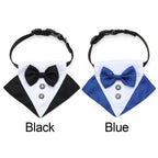 For Large and Medium Dogs Tuxedo Dog Suit and Bandana Set Dogs Tuxedo Suit Dog Prince Bow Tie Shirt Formal Dog Weeding Attire