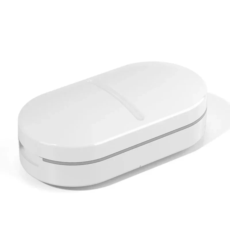 1pcPill Cutter,Pill Splitter For Cutting Small Pills OrLarge Pills In Half,Cuts Pills,Tablets,Stainless Steel Blade Travel Sized