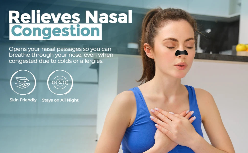 30/60/90Pcs Anti Snoring Nose Patch Set Extra Strength Nasal Strips Better Breathing Non-Invasive Easier Breath Sleep Aid Decive