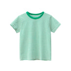 Children Short Sleeve T-shirts Korean Version Kids Clothing Boy Baby Cotton Tees 2-9 Years Summer Cartoon Tops