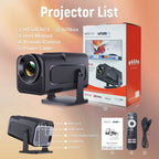Projector Netflix Officially Licensed HY320 Android 11 1080P 500ANSI Amlogic S950D4 WIFi6.0 BT5.2 Mini 4K Projector