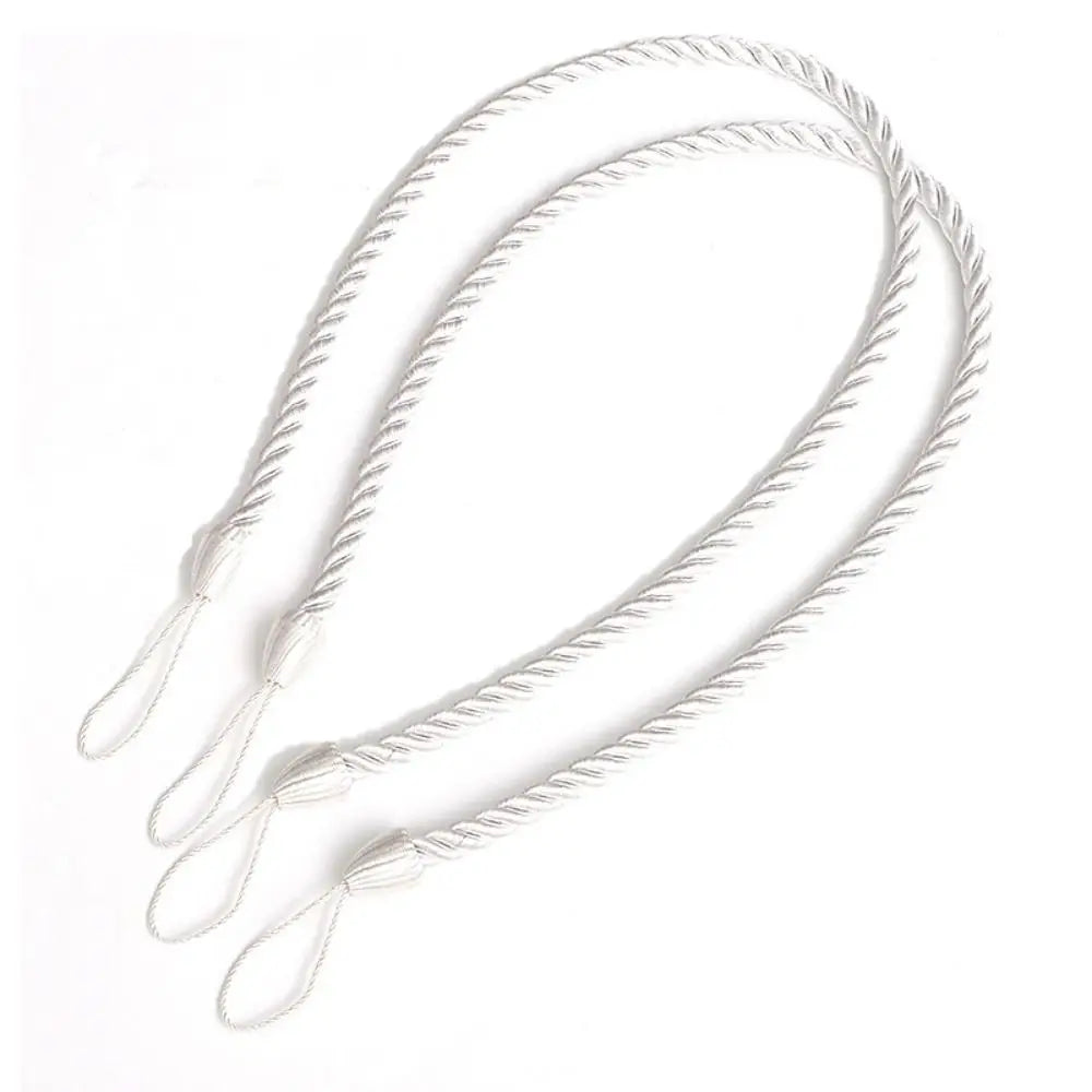 2Pcs Handmad Curtain Woven Tiebacks Ins Style Light Luxury Curtains Binding Rope Easy to Use Curtains Tied Strap