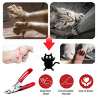 Stainless Steel Pet Nail Clipper, Scissor Cutter, Grooming Tool for Small and Medium Dogs and Cats, Guillotine Nail Clipper