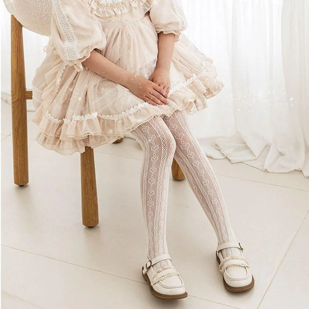 Girl Mesh Pantyhose, Fashion Nylon Girls Stocking,  Elasticity Girl Gift Children's Tights Children