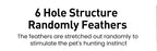 ROJECO 2 in 1 Smart Cat Toys Automatic Feather Fun Ball Toy Set For Cat Dog 5 Modes Electronic Interactive Pet Toy Accessories