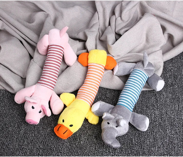 Pet Dog Toy Squeak Plush Toy For Dogs Supplies Fit for All Puppy Pet Sound Toy Funny Durable Chew Molar Cute Toy Pets Supplies