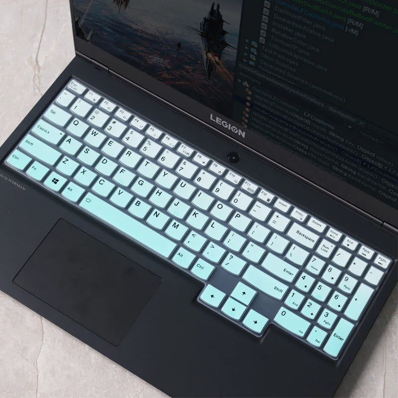 For LENOVO LEGION 5 5i 2021 15.6  inch (15'') LEGION 5 PRO 16 inch (16")  laptop  Silicone laptop keyboard cover skin
