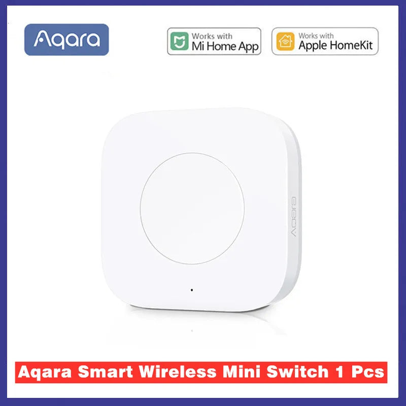 Aqara Smart Wireless Switch Key Intelligent Application Remote Control ZigBee Wireless NO Biult in Gyro for Xiaomi Home Mijia