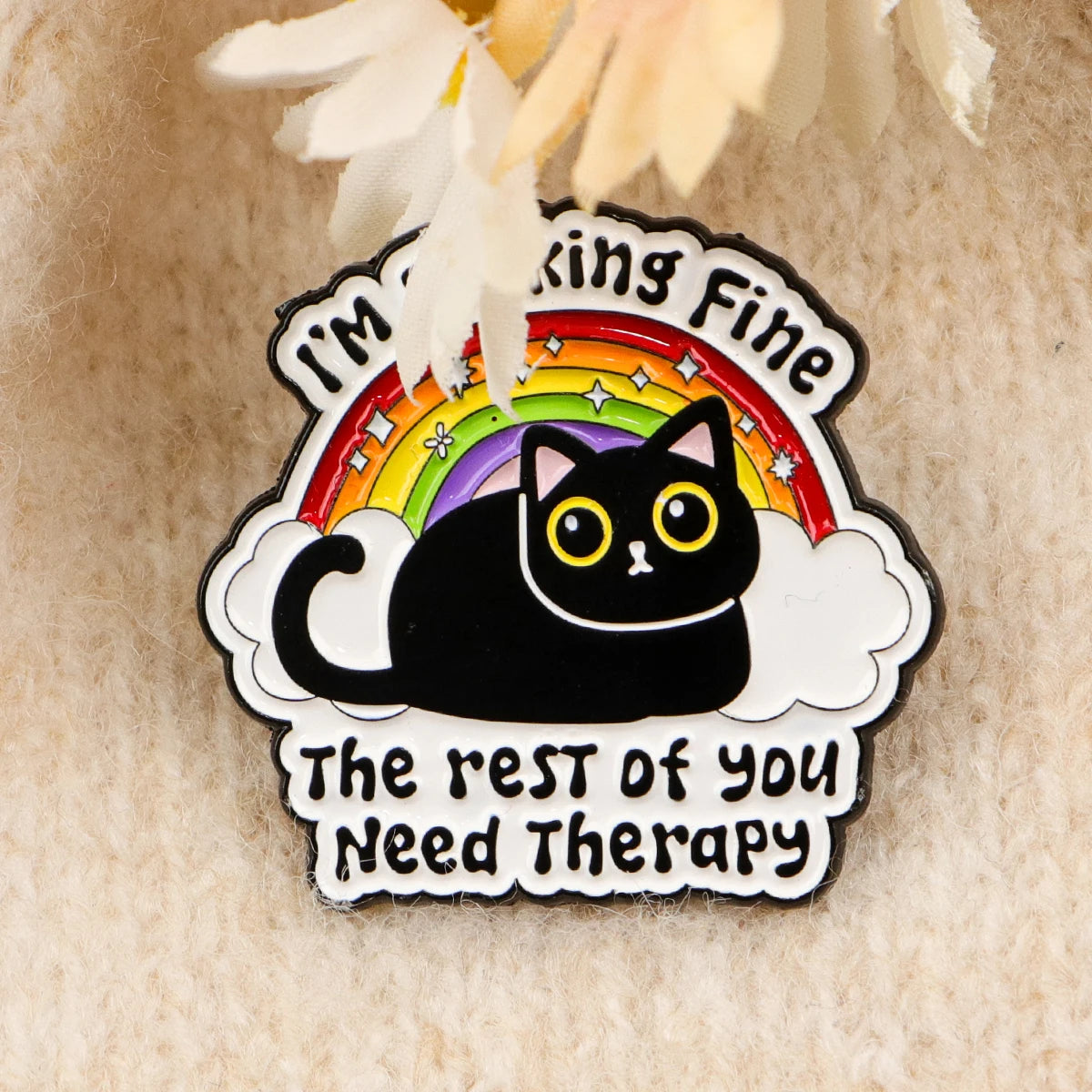 2-10pcs/set Funny Animals Series Enamel Pin Cartoon Cats Dogs Brooch Set Lapel Pins Badge on Backpack Clothing Accessories Gifts