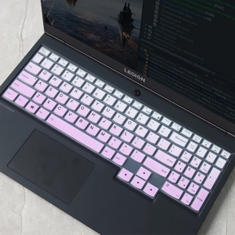 For LENOVO LEGION 5 5i 2021 15.6  inch (15'') LEGION 5 PRO 16 inch (16")  laptop  Silicone laptop keyboard cover skin