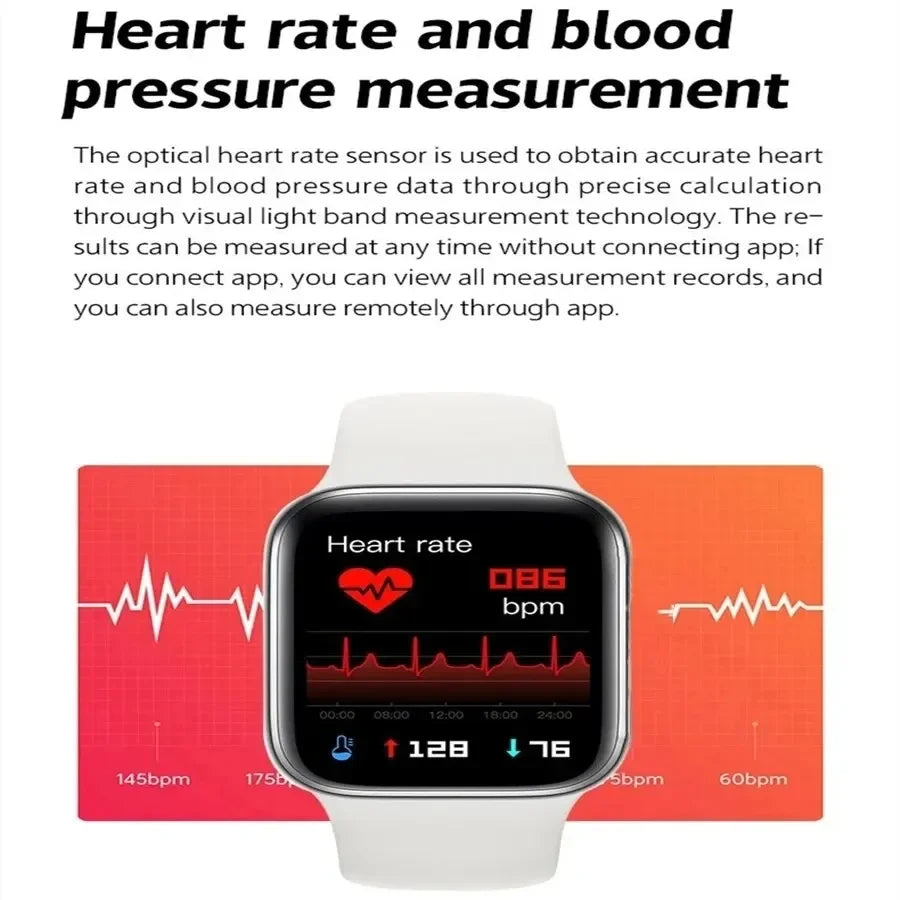 LAXASFIT 2025 New Smartwatch For Men Android IOS 1.73" Screen Bluetooth Call Blood Oxygen Pressure Monitoring Smart Watch Women