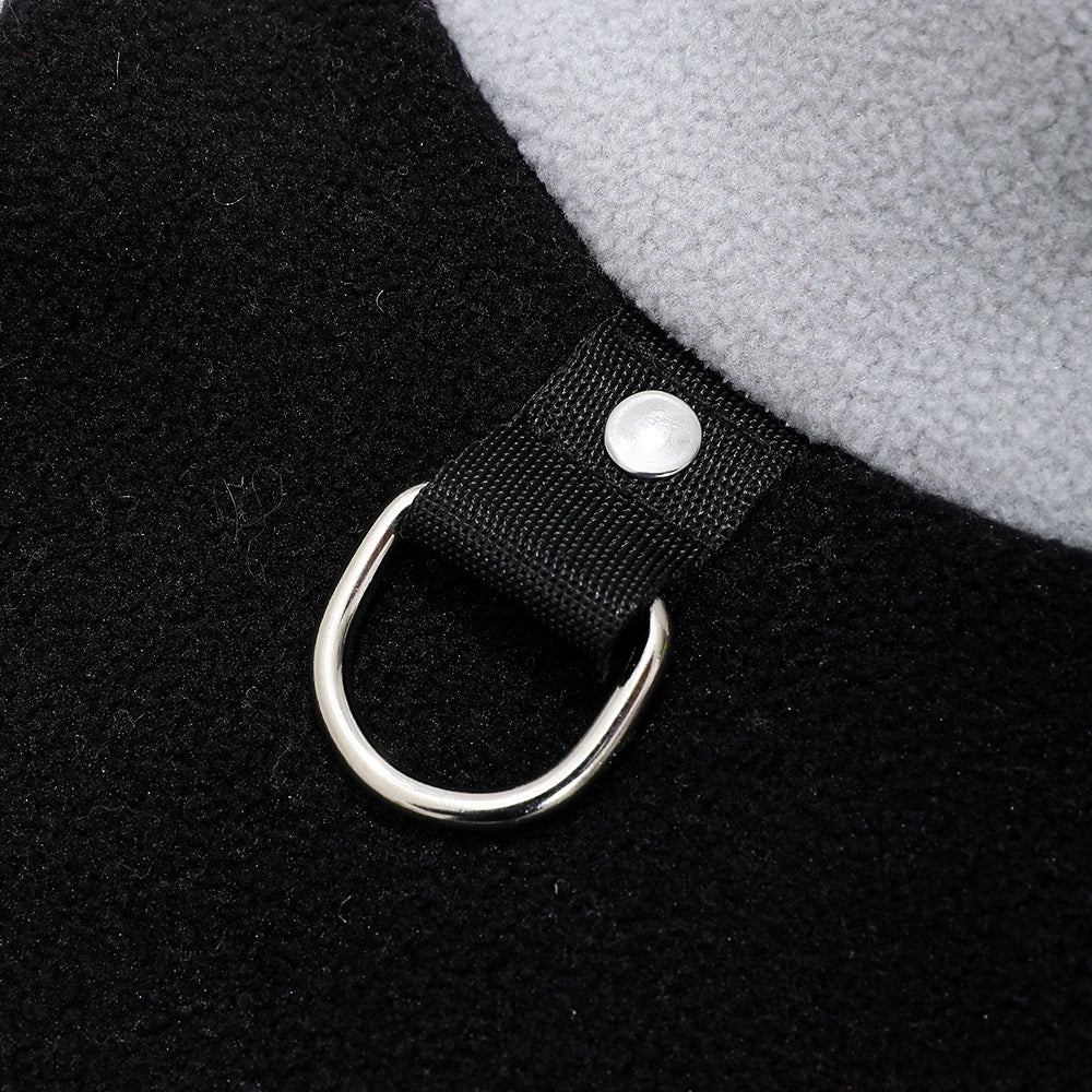 Winter Warm Dog Clothes Pet Jacket Vest with D-Ring For Small Dogs Cats Soft Fleece Clothing French Costumes Chihuahua Outfits