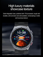 Sapphire Glass AMOLED Blood Pressure Smart Watches ECG Blood Oxygen Blood Pressure Air Pump Sport Health Tracking Smartwatch NFC