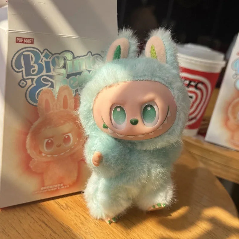 Bubble cloth vinyl blind box version 3.0 three-generation plush doll fashion tide play cute birthday gift pendant keychain.