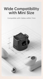 KUULAA 3/6 Pcs Cable Clip Cable Holder Adhesive Wire Keeper Cord Cable Organizer for Home Office Under Desk Management
