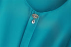 Women Blouse And Tops Summer Short Sleeve Chiffon T-shirt Middle Age Female Fashion Pullover Tshirts Shirts Large Size L-6XL