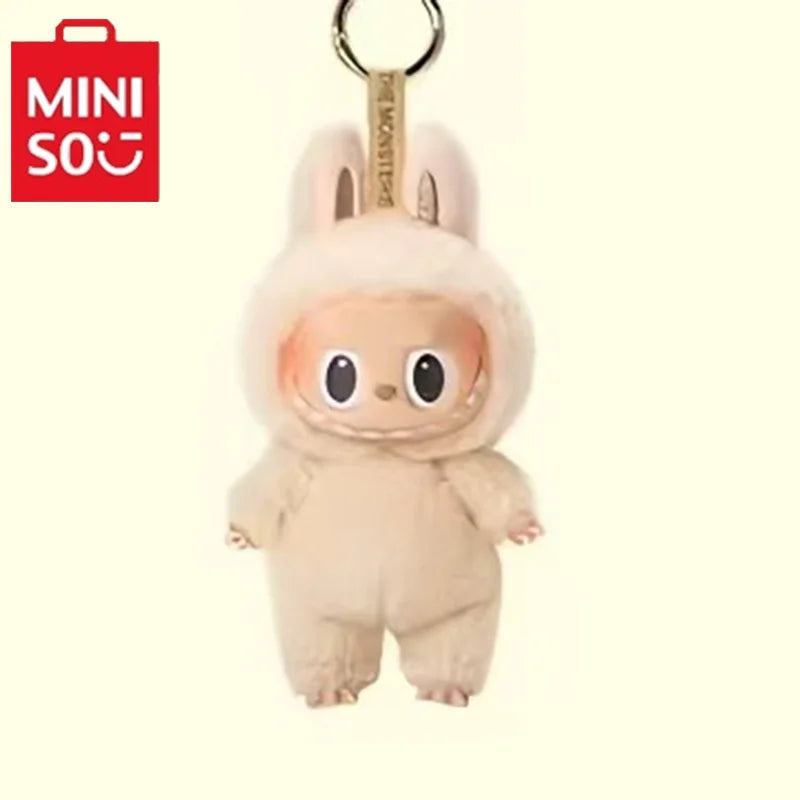 New Generation Labu Monsters Heartbeat Macaron Enamel Face Tabletop Ornament Plush Series  Keychain Birthday For Kid  Decoration