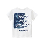 Children Short Sleeve T-shirts Korean Version Kids Clothing Boy Baby Cotton Tees 2-9 Years Summer Cartoon Tops