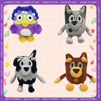 MOOSE Popular Cartoon Anime Bruy'S Anime Peripheral Plush Toy Dogs Cloth Dolls Pendants Backpacks Accessories Gifts For Children