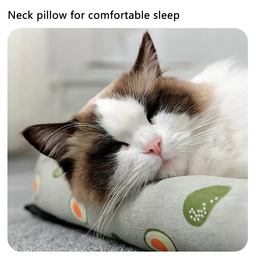 Summer Cat Nest Pet Cooling Mat Dog Cooling Sofa Breathable Pad Moistureproof Rattan Wear Cat Puppy Basket Mats cama para
