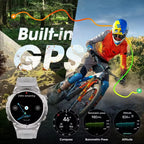 Men New Outdoors Sports Military GPS SmartWatch 10ATM Waterproof 730mAh High Battery Compass NFC HD Call For Huawei Xiaomi Watch