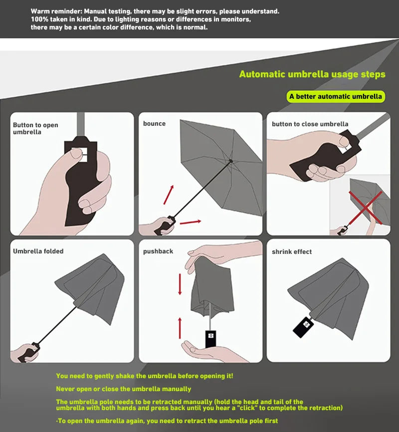 Xiaomi Automatic Umbrella 24 Bone Solid Color Automatic Umbrella Light Collapsible Large Size Outdoor Sunshade Uv Protection