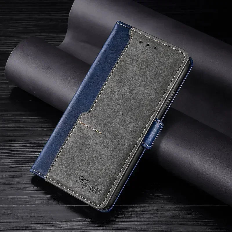 Business Leather Flip Case for POCO X7 Pro Protect Cover Side Magnetic Case for Xiaomi Poco X7 M7 Pro C75 With Card Slots Funda