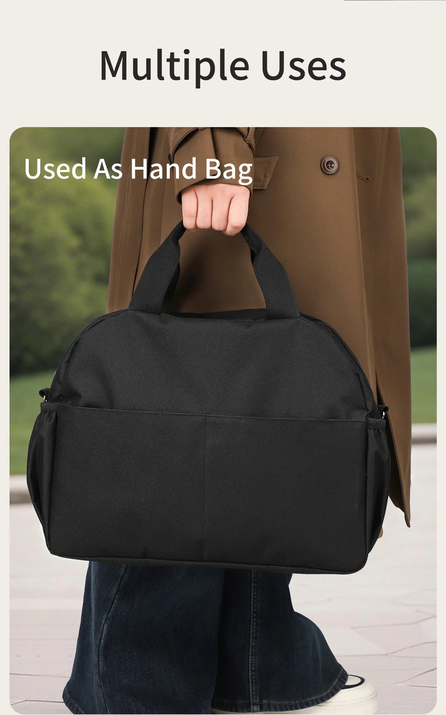 INSULAR Stroller Hanging Package Waterproof Mommy Bags Large Capacity Baby Bottle Insulation Packet Multi-functional Go Out