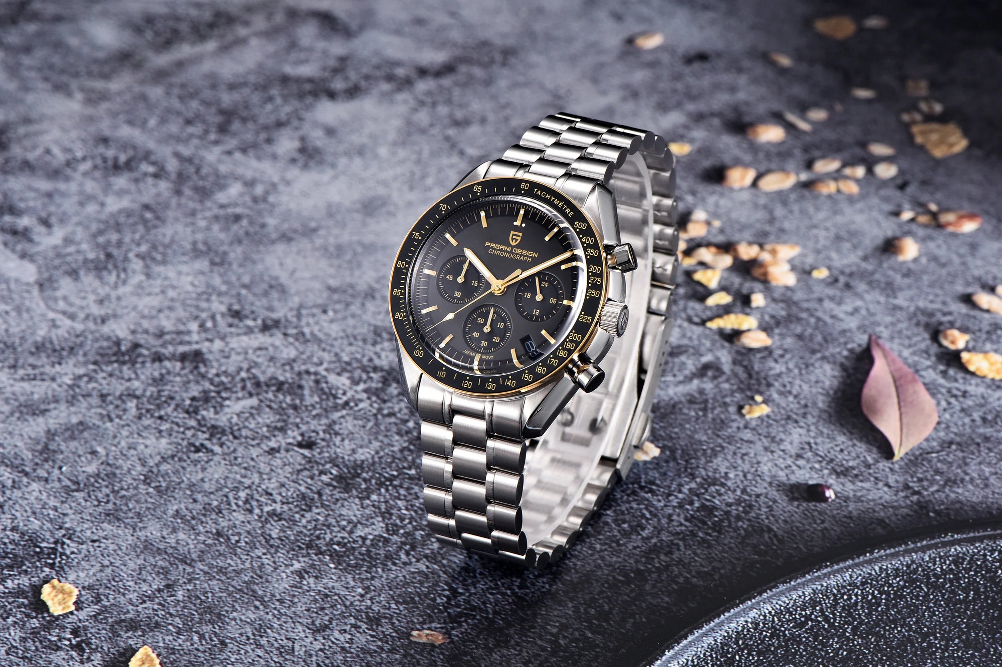 2025 New PAGANI DESIGN Moon V6 Men's Watches Luxury Quartz Watch For Man Chronograph VK63 Men Gift AR Sapphire Mirror Luminous