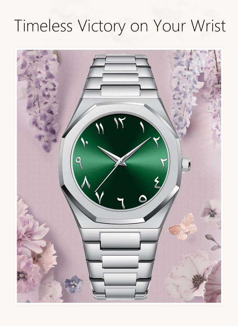 Modern Minimalist Personality Creative All-black Men's Watch Arabic Digital Sports Leisure Quartz Watch Unique Design Watch 2025