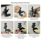 Universal Car Mobile Phone Holder Dashboard Easy Clip Mount Stand Cellphone Stand For GPS Navigation Windshield Hanging Holder