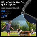 LIGE AI Smart Glasses 720P Camera Video Recorder Bluetooth Call 260mAh Battery Voice Assistant Control Sunglasses For Men Women