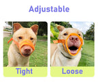Dog muzzle Prevents biting barking and accidental eating prevents slipping off fits small medium large dogs adjustable