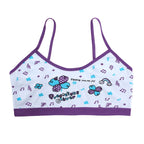 Teenage Girls Vest Bras Cartoon Panda/Flower Print Young Children Purbery Student Training Bras Maiden Kids Underwears Tube Tops