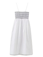Neck Sleeveless Mid-Calf Party Dress Chest Elastic A-line Dress TRAF Elegant Summer Women Patchwork Strap Dress 2024 Sexy