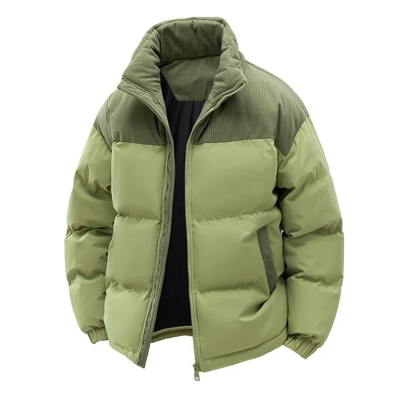 High Quality Thickened Cotton Jacket for Men Winter Windproof Warm Hooded Coat Couple Casual Wear Chinese Brand Outerwear