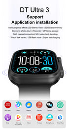 2025 New IOS DT Ultra 3 High-End Business Watch 32G Large Memory Album Smartwatch Men Sports Fitness Waterproof Watch Sportwatch